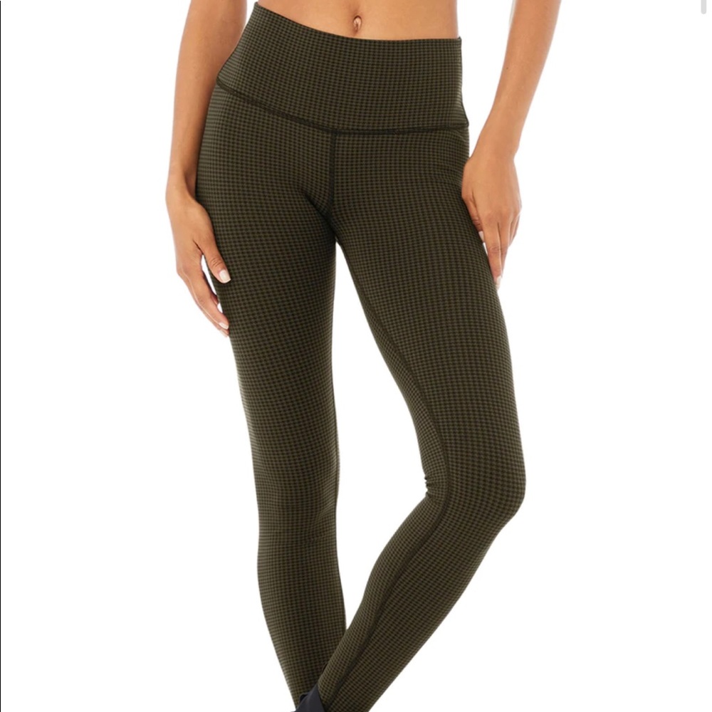 Alo Yoga MicroHoundstooth High Waist leggings size M